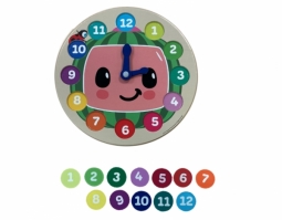 Ceas educativ din lemn CoComelon,96-0003